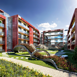 Court Yard Exterior CGI