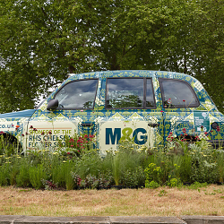 Branded Taxi for M&G Investment at Chelsea Flower Show 2017