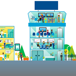 UNUM animated city