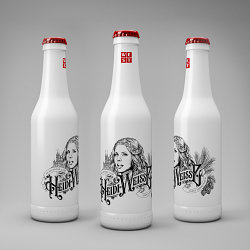 Heidi Weisse Beer packaging by Greg Coulton