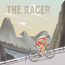 The Racer (bicycle illustration)