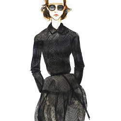  Runway illustrations for Paris Couture FW Fall 2017