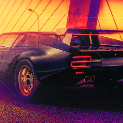 DeTomaso Pantera - Retrowave