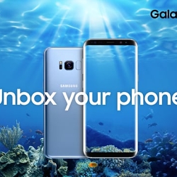 Samsung S8+ Coral Blue After Effects Animation
