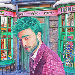 Daniel Radcliffe oil painting