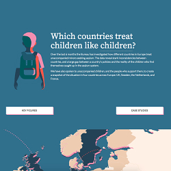 Which countries treat children like children?