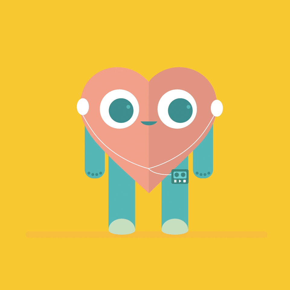 The 12 Happiness Hacks GIF Series