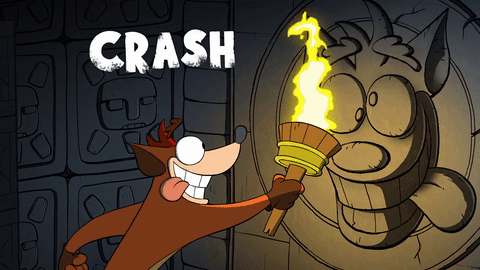 Crash Bandicoot Falls