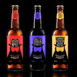 Mad Hatter Brewery Labels