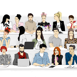 Illustration for Cosmopolitan, october, 2017