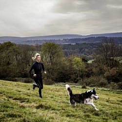 Trail Running with Sue and Scooby