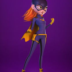 Projeto Batgirl e Bane Fanart