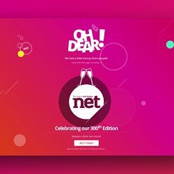 Net Magazine 300th Special Edition Design Challenge