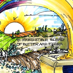 Flora Gold 'Rainbow' key-visual pitch