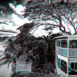 Hawaii in Infrared Stereo