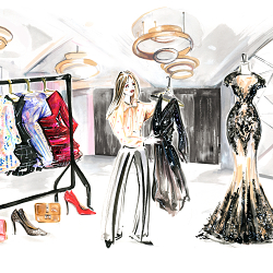Illustration for Westfield London