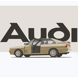 Audi Poster Illustrations