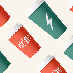 Factory Coffee Shop Branding