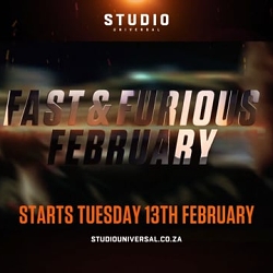 FAST & FURIOUS FEBRUARY ON STUDIO UNIVERSAL