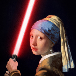 The Girl with the Lightsaber