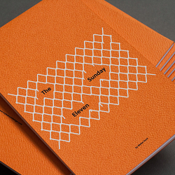 A6 Postcard book. Screen print + Debossing