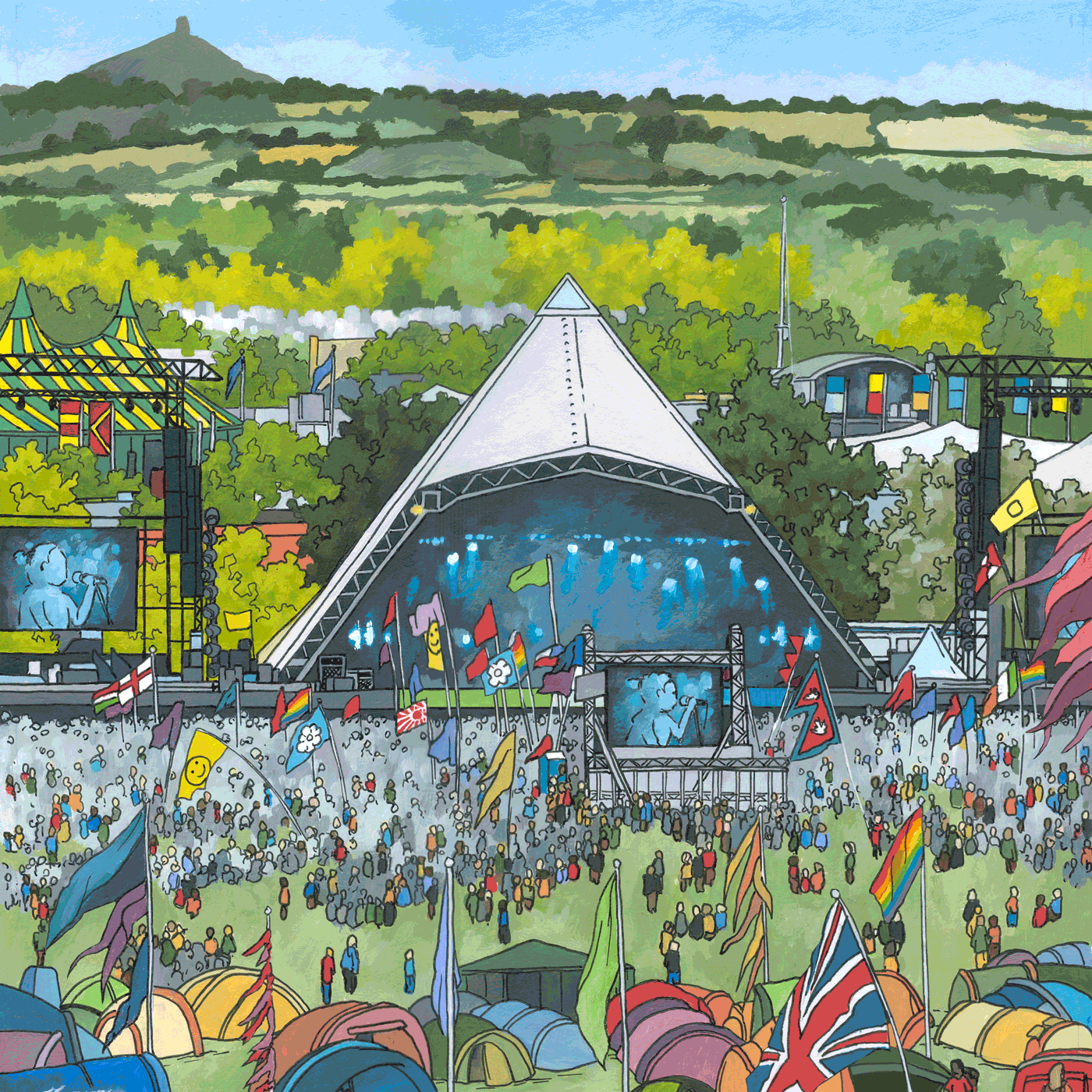 Pyramid Stage Glastonbury