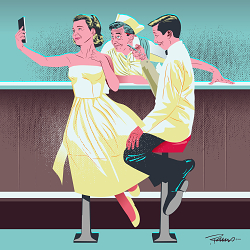A selfie after prom