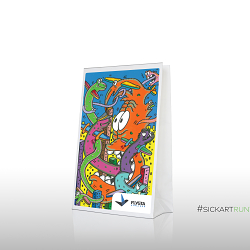 LP/AD Reinvents FlyGTA Airlines Air Sickness Bags