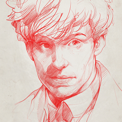 Selection of portrait sketches.
