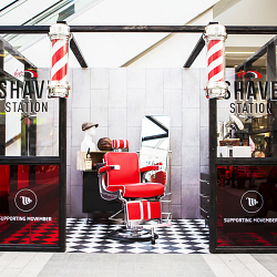 Shave Station brand activation