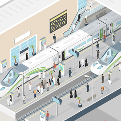Smart Train Station (IoT)