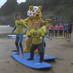 Ellie Simmonds Surfability visit