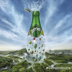 Extraordinaire Perrier Campaign