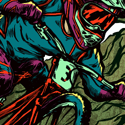 Apparel Illustration for Downhill Championship