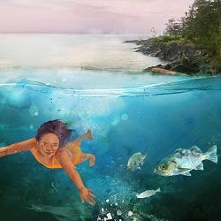 Janice Kun illustrates for Orca Book Publishers