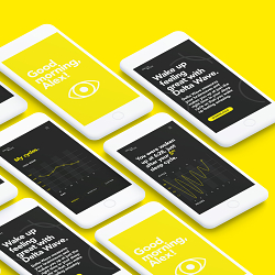 Delta Wave - Smart Alarm | Branding, App design