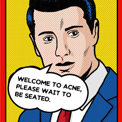 Sign/ Poster for Acne