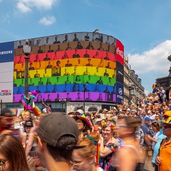 Landsec's Piccadilly Lights joins Pride in London