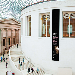 British Museum Living with gods exhibition collateral
