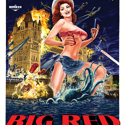 B-Movie Style Poster Painting Commission .