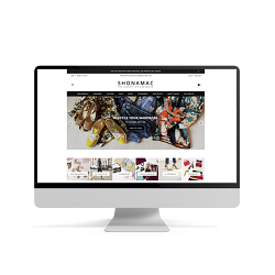 Shonamac.com Shopify e-commerce store design