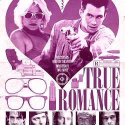 My alternative film poster design for 'True Romance'.