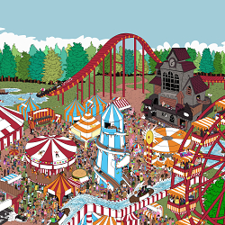 The Drum Recommends - Fairground Illustration