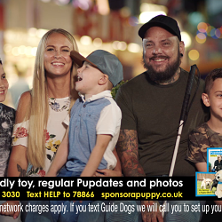 Guide Dogs new DRTV ad reveals inspirational ambitions of a tattoo artist following sight loss