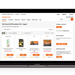 Sainsbury’s digital experience