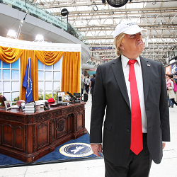 PRESIDENT TRUMP BRINGS THE OVAL OFFICE TO LONDON