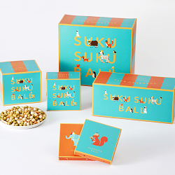 SUKUSUKU BALL - Japanese Snack Packaging