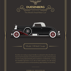 1931 Duesenberg - Whittell Coupe Advertisement