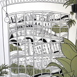 Adidas Studio Mural