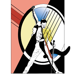 Freddie Mercury (personal design project)
